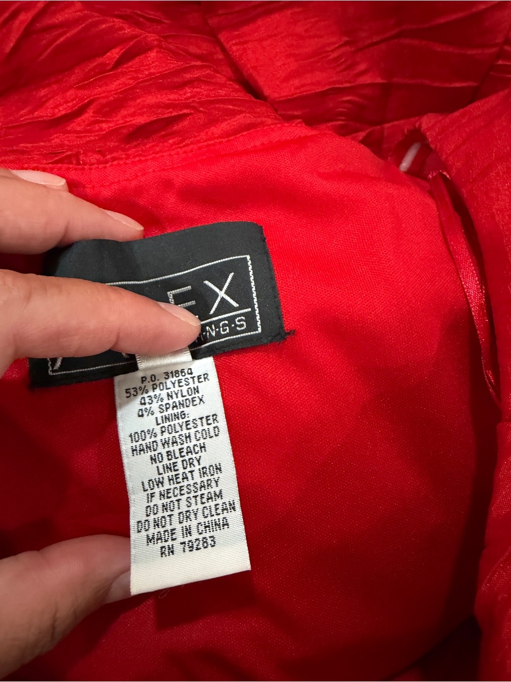 EUC ALEX Evening Red Ruched Cap-Sleeve Evening Dress - Picture 8 of 10